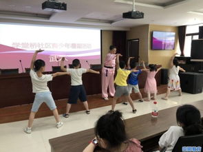 暑期社区实践活动之十五 体验中华武术,传承民族文化